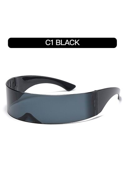 Choice SZN638 New Cyberpunk futuristic unibody sunglasses Internet celebrity Bundy sunglasses personality s