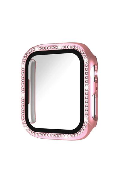 Choice Series 10 42mm Pink PC Hard Bumper Screen Protector for Apple Watch 10 9 8 45mm 44mm 42mm 46mm 40mm