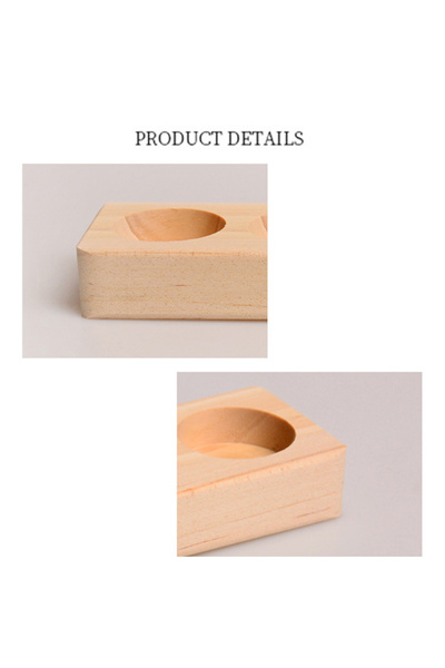 Choice حامل عرض خشبي للزيوت العطرية، قطعة واحدة، مقاس واحد، 6 فتحات، رف تخزين...