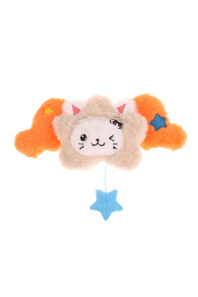 Choice Orange Cute Funny Star Pendant Key Chain Doll Album Plush Pendant Doll School Bag Decoration Gifts B