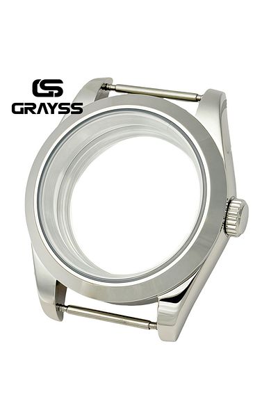 Choice 39mm F-glass-flat Flat/gear edge MOD High Quality 36mm 39mm Style With Sapphire Crystal Water Watch