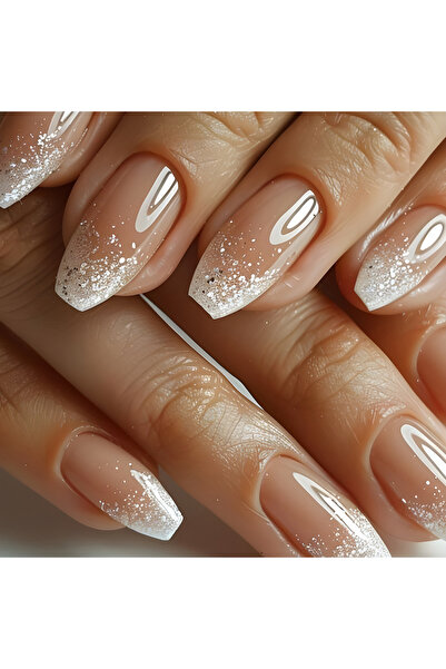 Choice 1565 24 قطعة/مجموعة أظافر صناعية قصيرة متوسطة الطول للنساء بأطراف مربع...