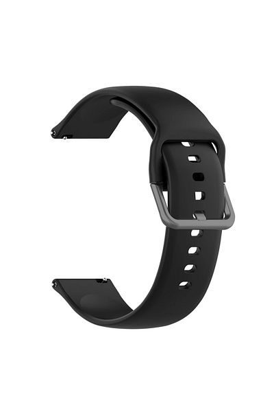 Choice 22mm Black 20mm 22mm Silicone Band For Samsung Galaxy Watch Active 2 Strap Galaxy Watch 6/3/4/5 Pro