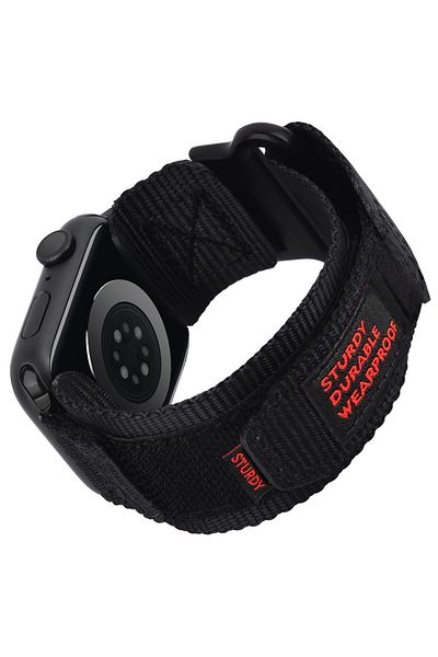 Choice 42mm 44mm 45mm 49mm black Compatible with Apple Watch Series 9/8/7 6/5/4/SE Ultra 2/3 Nylon Woven Ba