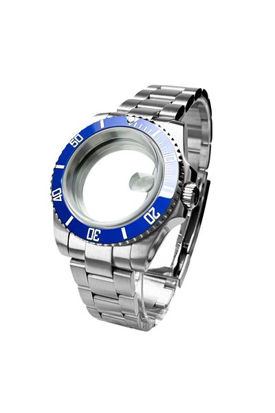 Choice E-glass-date 40mm 200m Waterproof NH34 NH35 NH36 Watch Case Accessories for Oyster Band SUB Watch Ma