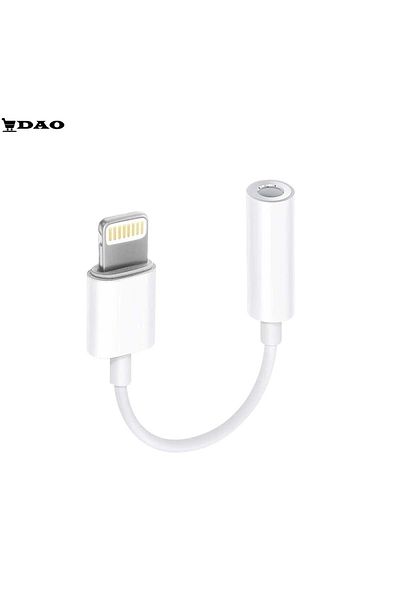 DAO Lightning Audio Adapter DAO® for iPhone to 3.5mm Jack, White