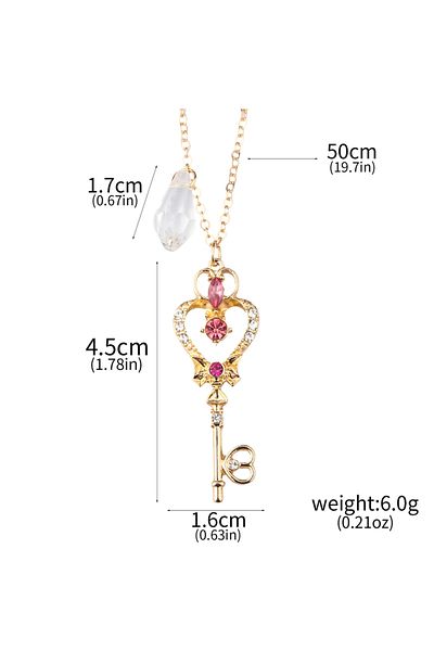 Choice N01081-01 Anime Sailor Moon Necklace Magic Girl Tsukino Usagi Cosplay Pendant Necklace For Fan Gift