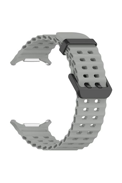 Choice Galaxy Watch Ultra grey Marine Band For Samsung Galaxy Watch Ultra 47mm Sports Silicone Strap For Ga