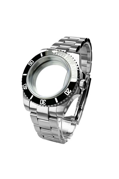 Choice D-glass-flat 40mm 200m Waterproof NH34 NH35 NH36 Watch Case Accessories for Oyster Band SUB Watch Ma