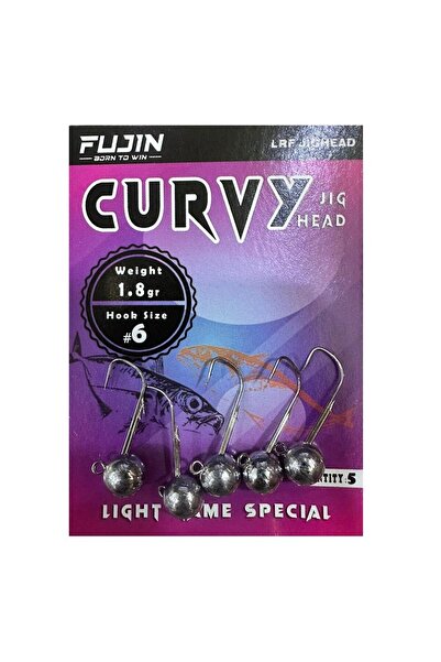Fujin Curvy Jig Head Zoka 6 No 1.8gr (5 adet)