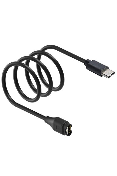 Choice شاحن USB-C أسود لساعة Fenix 5 5S 5X Plus 6 6S 6X Pro 7 7S 7X شاحن USB-...