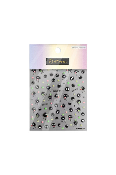 NAILFYOU MJ4804 قطعة واحدة من ملصقات الأظافر 5D اللطيفة ذات الطابع الكرتوني ل...