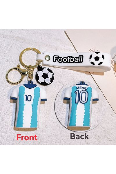 Choice 10 cm A4 New Messi Cristiano Ronaldo keychain football star jersey keychain pendant car keychain sma