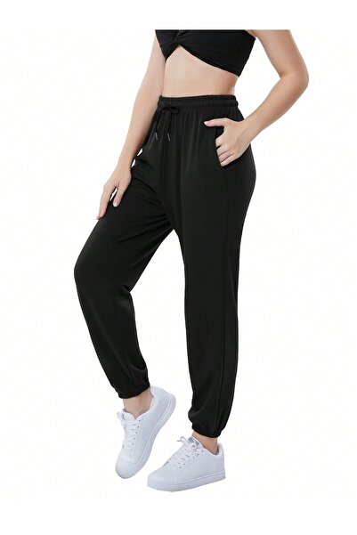 Lider Leather Γυναικείο παντελόνι φόρμας με λάστιχο στο τελείωμα