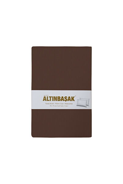 Altınbaşak Freesia 2'li Yastık Kılıfı Kahverengi Yastık Kılıfı