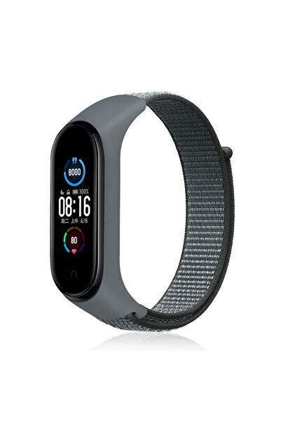 Choice For Mi band 7 Stormy Grey 30 Nylon loop For Mi Band 7 4 3 5 6 smartwat...