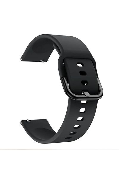 Choice 20mm Black 20mm 22mm Silicone Band For Samsung Galaxy Watch Active 2 Strap Galaxy Watch 6/3/4/5 Pro