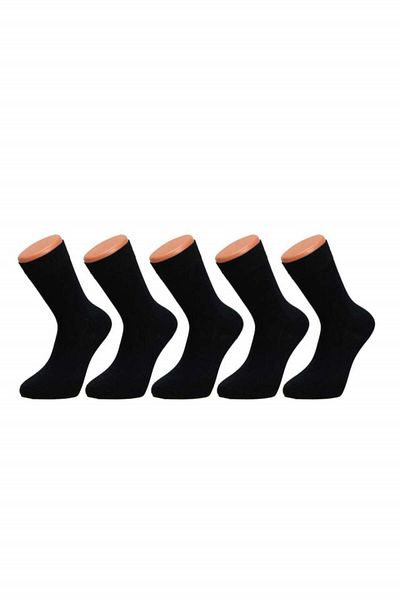 Centini Set of 5 pairs - Men's classic socks, black