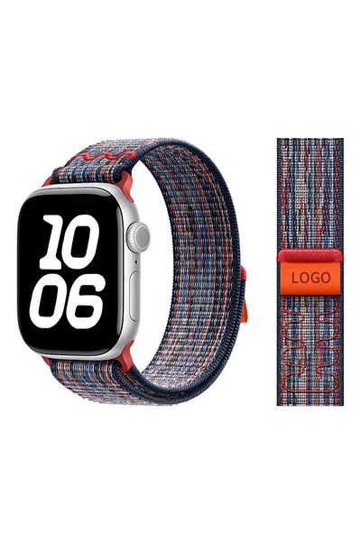 Choice S10-46 42 44 45 49mm 06 blue red Nylon Sport Strap for Apple Watch Band 49mm for Nikz Loop Bracelet