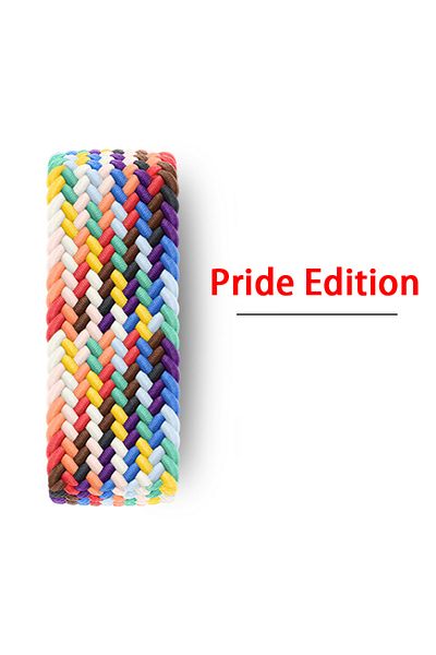 Choice L 42 44 45 46 49 mm Pride Edition Braided Solo Loop For Apple watch Band 44mm 45mm 42mm 40mm 41mm 46