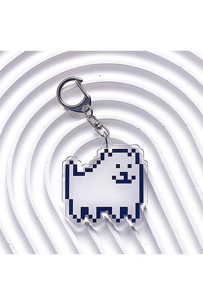 Choice 5cm 9 UNDERTALE Pixel Games Sans Acrylic Keychain Accessories Bag Charm Cute Cartoon Backpack Pendan