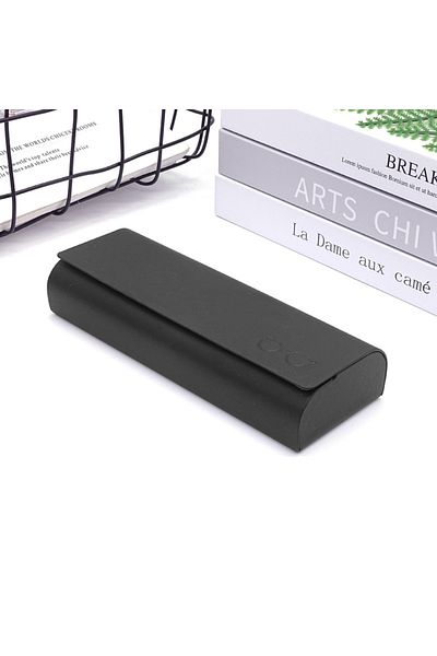 Choice black New Glasses Case High-value High-grade Leather Sunglasses Box Compression-proof Storage Box