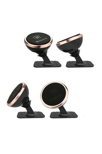 Baseus Suport magnetic de telefon auto argintiu, ediție Overseas, pentru cockpit