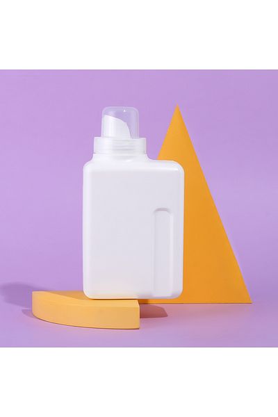 Choice Plastic 500ml WHITE 500ml White Empty Dispenser Laundry Detergent Bottle Container With Vertical Gro