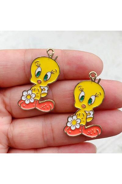Choice 1 10pcs Enamel Cartoon Animal Charms for Jewelry Making Earring Keychain Pendant Bracelet Necklace .