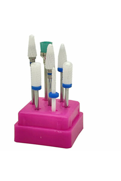 choice2 P7-23 7 قطع قواطع طحن لمجموعة مانيكير بتات مثقاب أظافر سيراميك للمثقا...