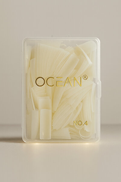 Ocean Yarım Ay Tips 200'lü Protez Tırnak Tek Numara Kemik Tips