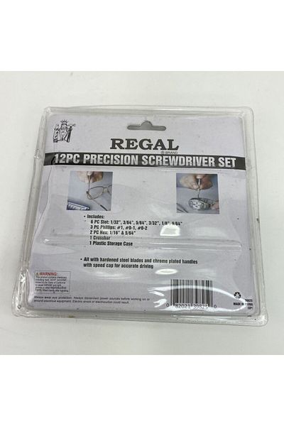 Regal 12-Piece Precision Screwdriver Set
