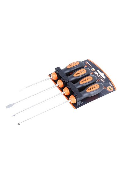 Tactix 4-Piece Basic Screwdriver Set