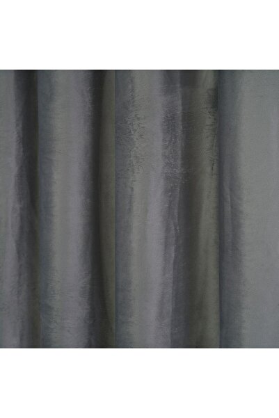 Heinner Home Set of 2 velvet curtains 140x270 cm - gray