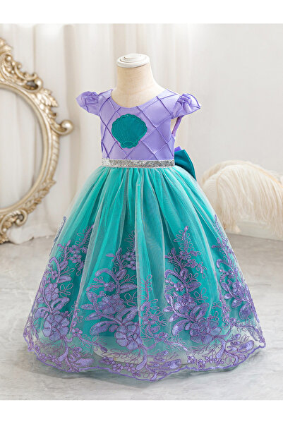 ddaniela فستان حورية البحر الملكي من دي دانييلا - أزرق مع أرجواني