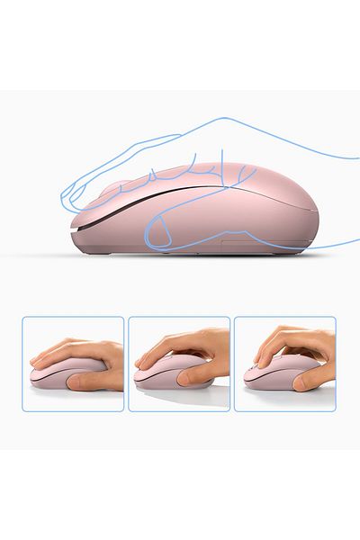 Ugreen Mouse wireless USB 2.4GHz roz