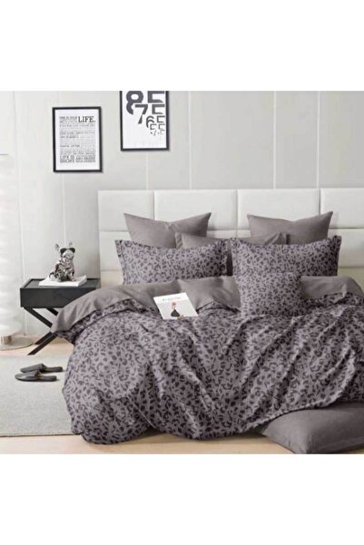 Patul Satin Cotton Linen, Sulphur, 2 Persons, Double Bed, 4 Pieces