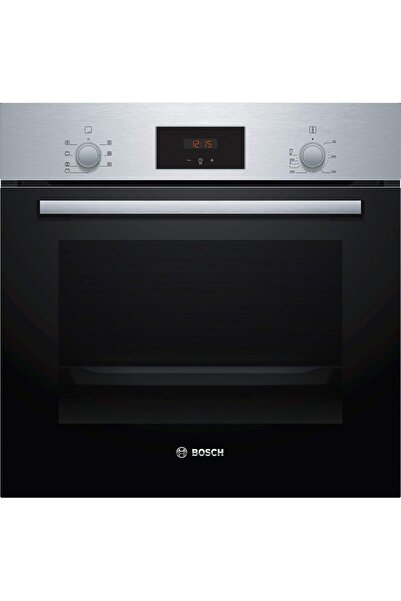 Bosch فرن كهربائي مدمج 60 سم 66 لتر، شاشة تحكم LED، تحكم دوار HBF113BR0M