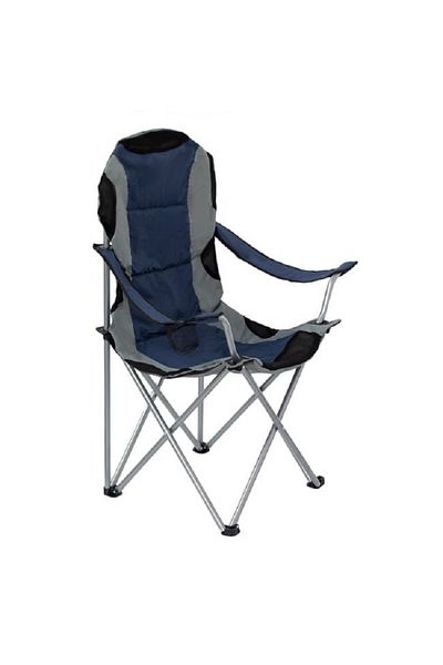 OEM Scaun pliabil pentru camping, dimensiune 59x59x105 cm, Antracit