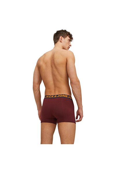 Jack & Jones JACK &JONES Clichfield Boxers 3 Pairs - 12113943-Burgundy