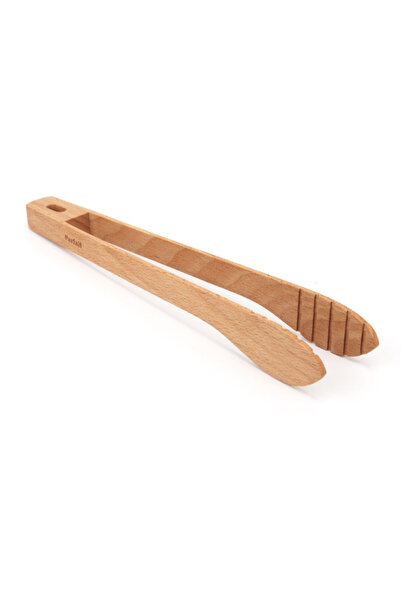 Parfait Ergonomic Design High Quality Wooden Food Tong 23 cm