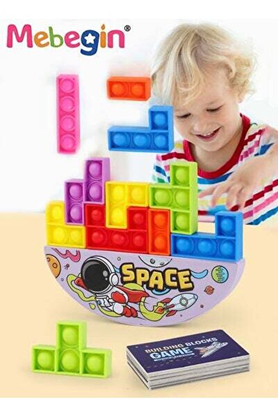 MEBEGIN مجموعة مكعبات بناء ناعمة من السيليكون مكونة من 27 قطعة، لعبة ألغاز مع...