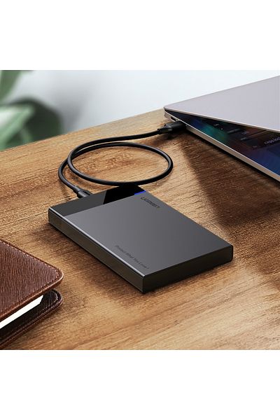 Ugreen Obudowa kieszeń na dysk SATA 2.5'' 6TB USB-C 3.0 czarny