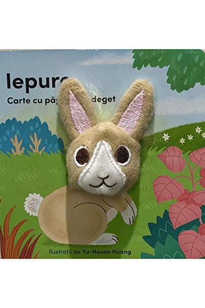 Editura Cartego Iepure. Carte cu papusa de deget