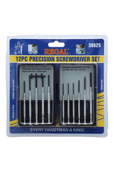 Regal 12-Piece Precision Screwdriver Set