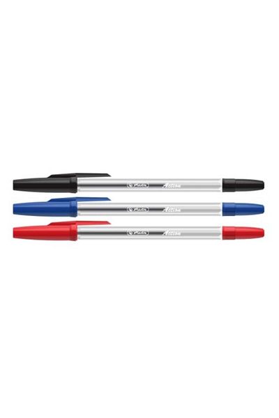 Herlitz Disposable Action Ballpoint Pen, Material Plastic, Color Black, Set of 50
