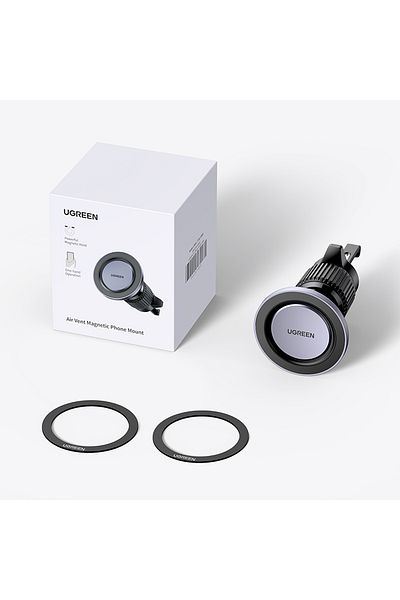 Ugreen Suport magnetic pentru telefon auto, pentru orificiul de ventilație - negru