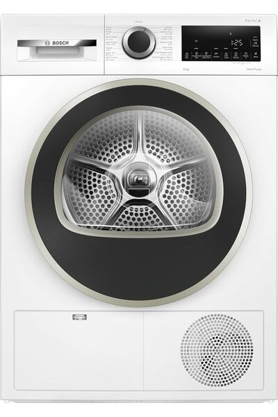 Bosch Series 4 Free-standing Heat Pump Tumble Dryer 9 kg, Auto Dry, Touch Con...