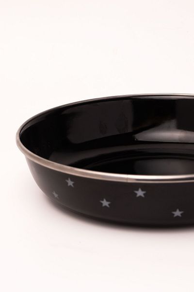 EMAYlab Star Enamel Bowl Plate - Bowl Bowl - Salad Bowl - Presentation Bowl 21cm