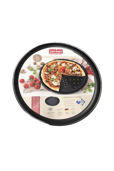 ZENKER Tava teflonata pizza, Zenker, perforata 32cm